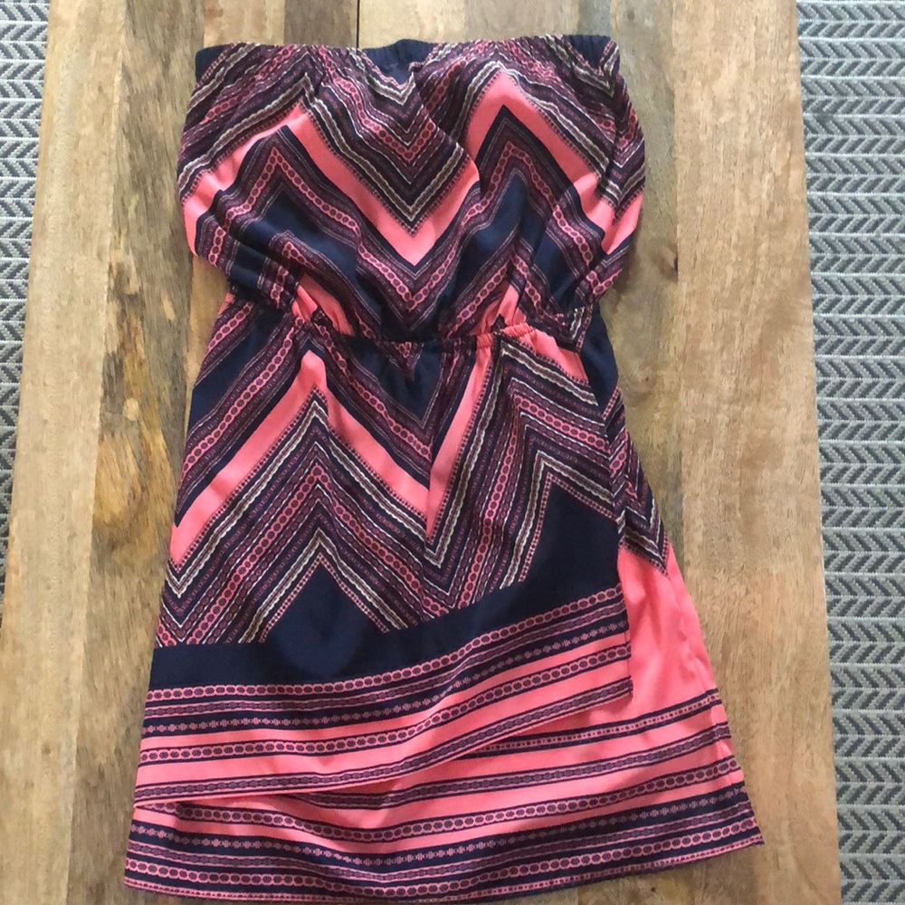 Express strapless dress
